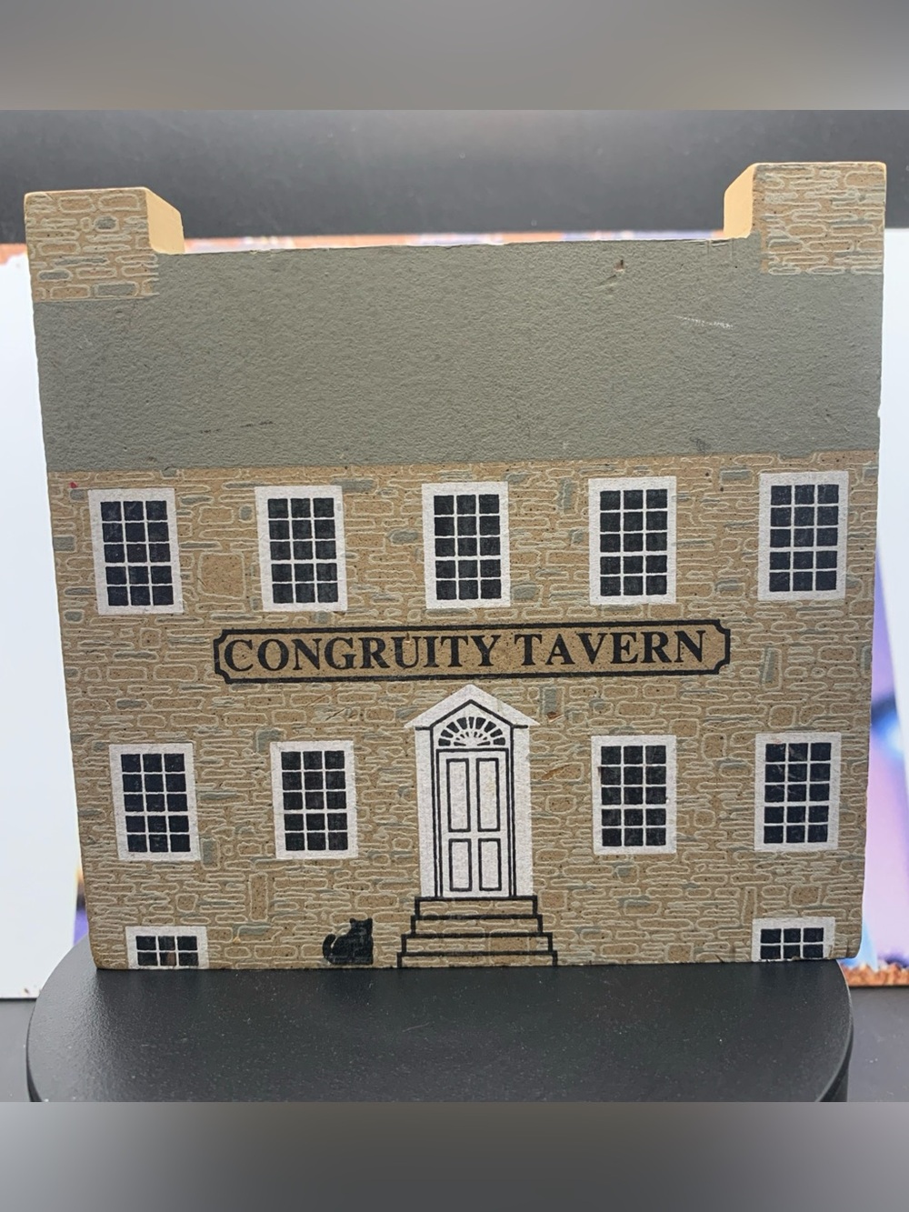 Vintage Cat's Meow Wood 1987 Series V Congruity Tavern